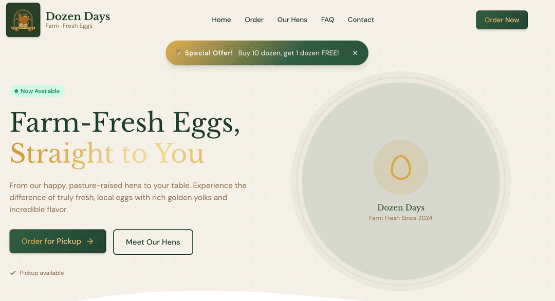 Dozen Days - Freelance Project
